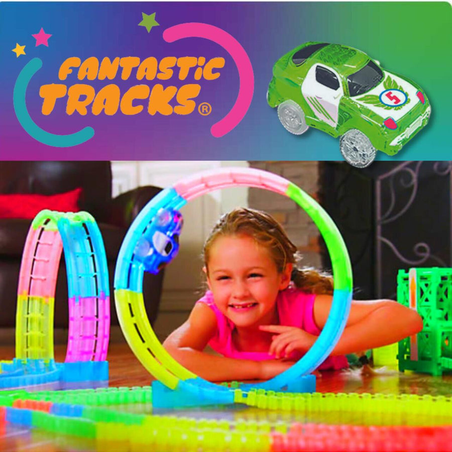 Pista de carreras flexible que brilla