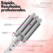 Rizador triple ondas surferas | Novarso