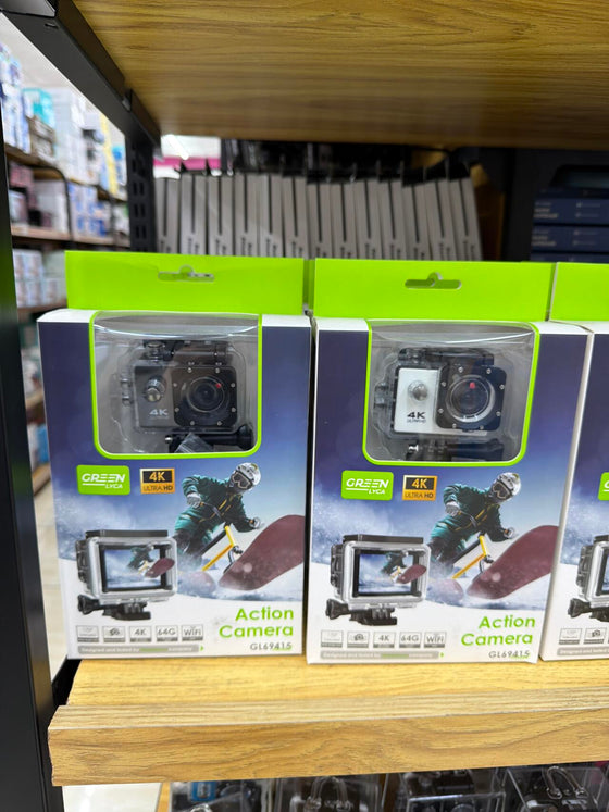 Cámara deportiva HD con funda acuática