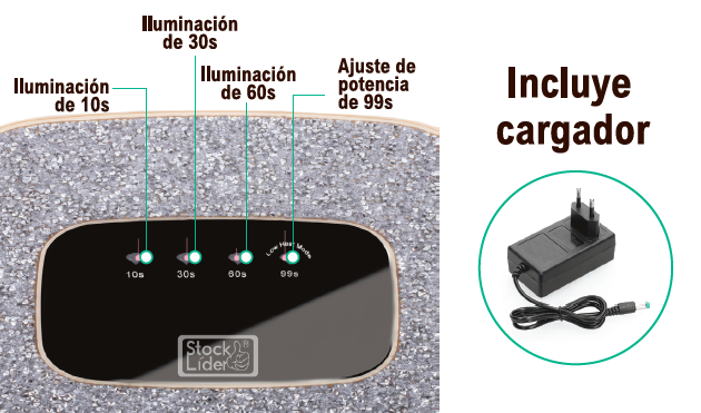 Secador de uñas LED UV 2 en 1