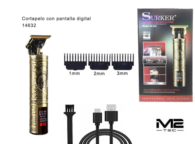 Cortapelos eléctrico profesional LED SK-810