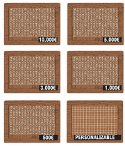 Hucha de madera personalizable para ahorrar