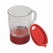 Taza cappuccino con espumador portátil