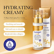 Loción facial antiedad con colágeno puro