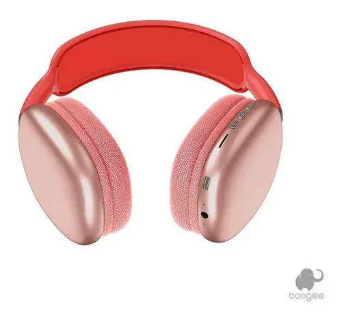 Casco Bluetooth Rojo con Micrófono