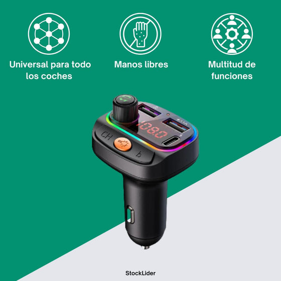 MP3 coche Bluetooth C15 con manos libres