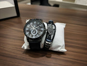 Set de reloj y pulsera para hombre