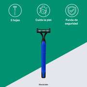 Cuchillas de afeitar 3 hojas cómodas