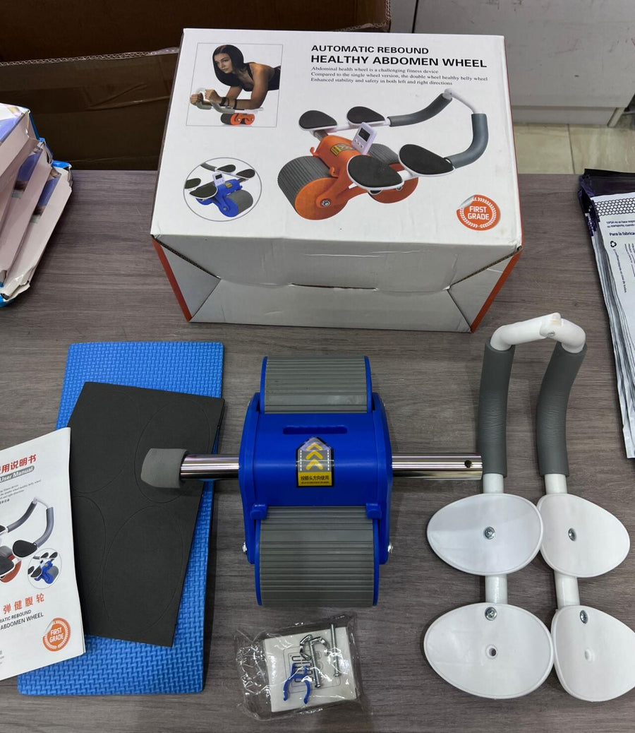 Rodillo abdominal con soporte para codos
