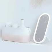 Organizador maquillaje con espejo LED