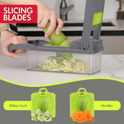 Picador de verduras 14 en 1 mandolina