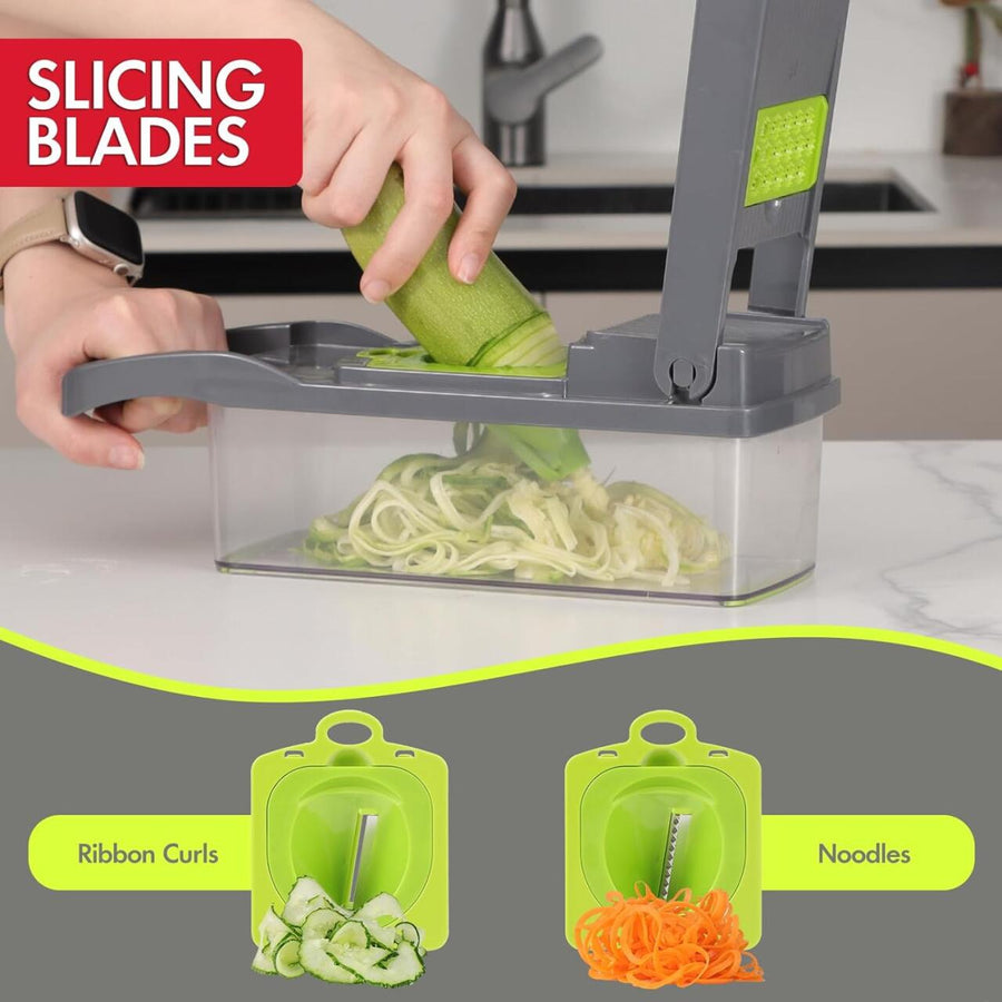 Picador de verduras 14 en 1 mandolina