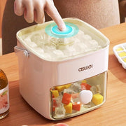Máquina para Hacer Cubitos de Hielo 2 en 1
