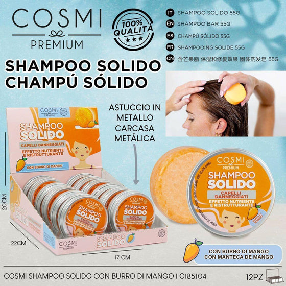 Champú sólido de mango natural