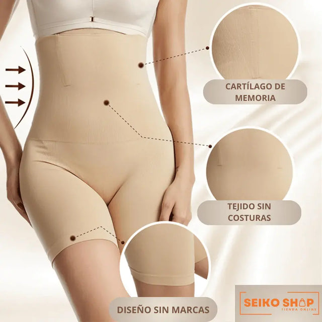 Faja moldeadora beige sin costuras