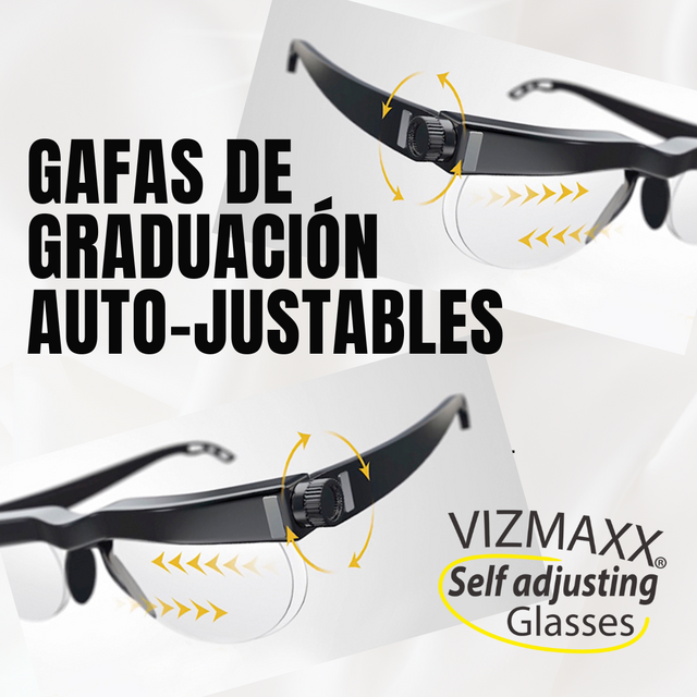 Gafas ajustables autoajustables para ver mejor