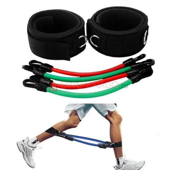 Bandas elásticas para piernas | 4 resistencias