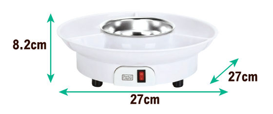Máquina de fondue para chocolate y queso