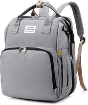Mochila pañales plegable con cambiador
