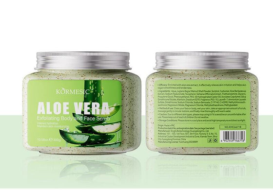 Exfoliante corporal aloe vera suave
