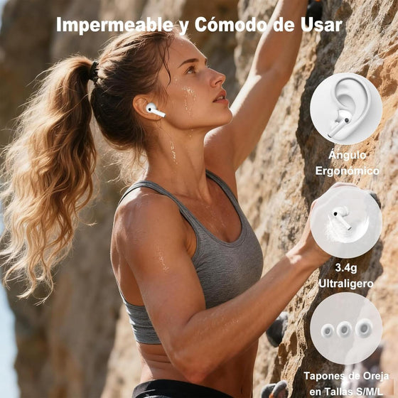 Auriculares Bluetooth 5.4 con ANC y Pantalla