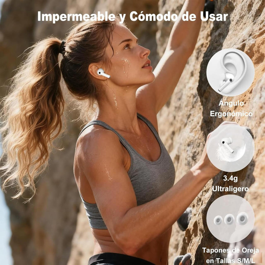 Auriculares Bluetooth 5.4 con ANC y Pantalla