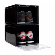 Cajas de zapatos apilables transparentes