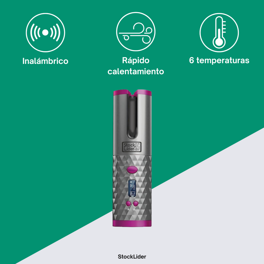 Rizador automático inalámbrico portátil