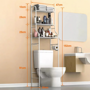 Estantería multiuso para baño y cocina