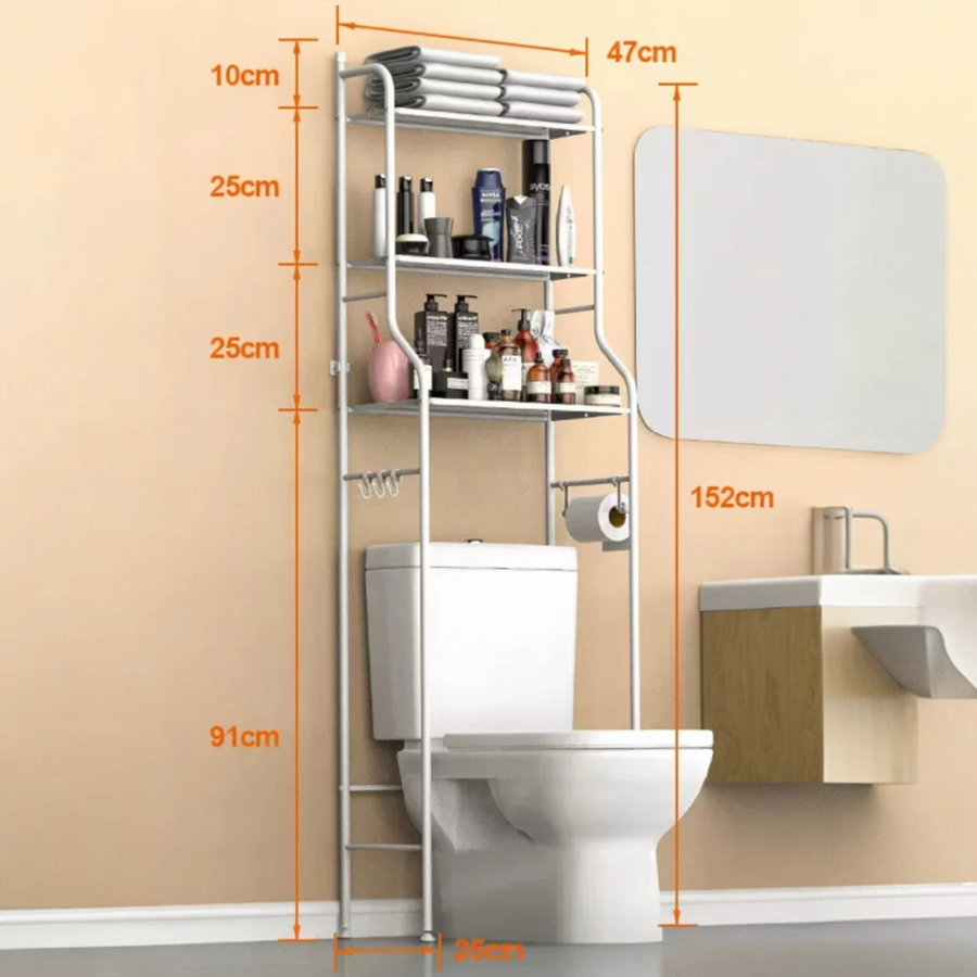 Estantería multiuso para baño y cocina