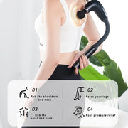 Pistola de masaje muscular U recargable