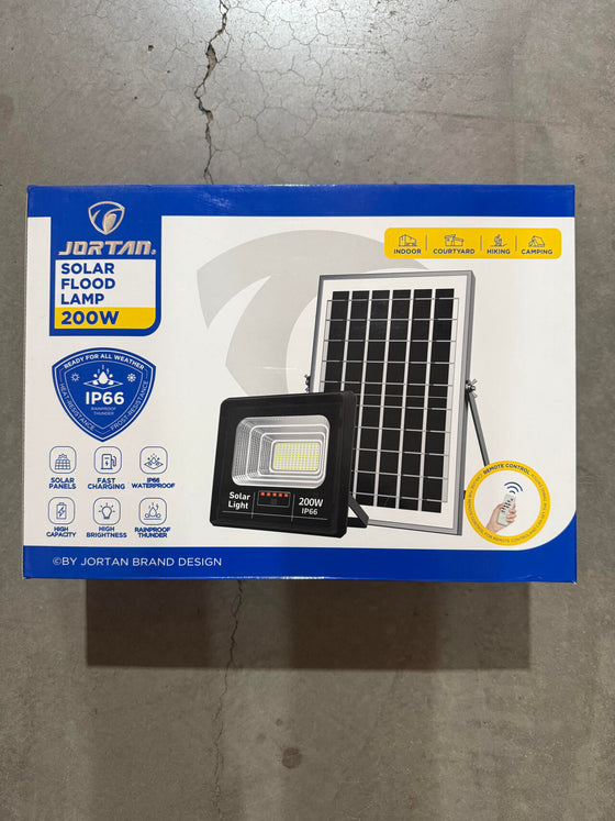 Foco LED solar 200W exterior IP66