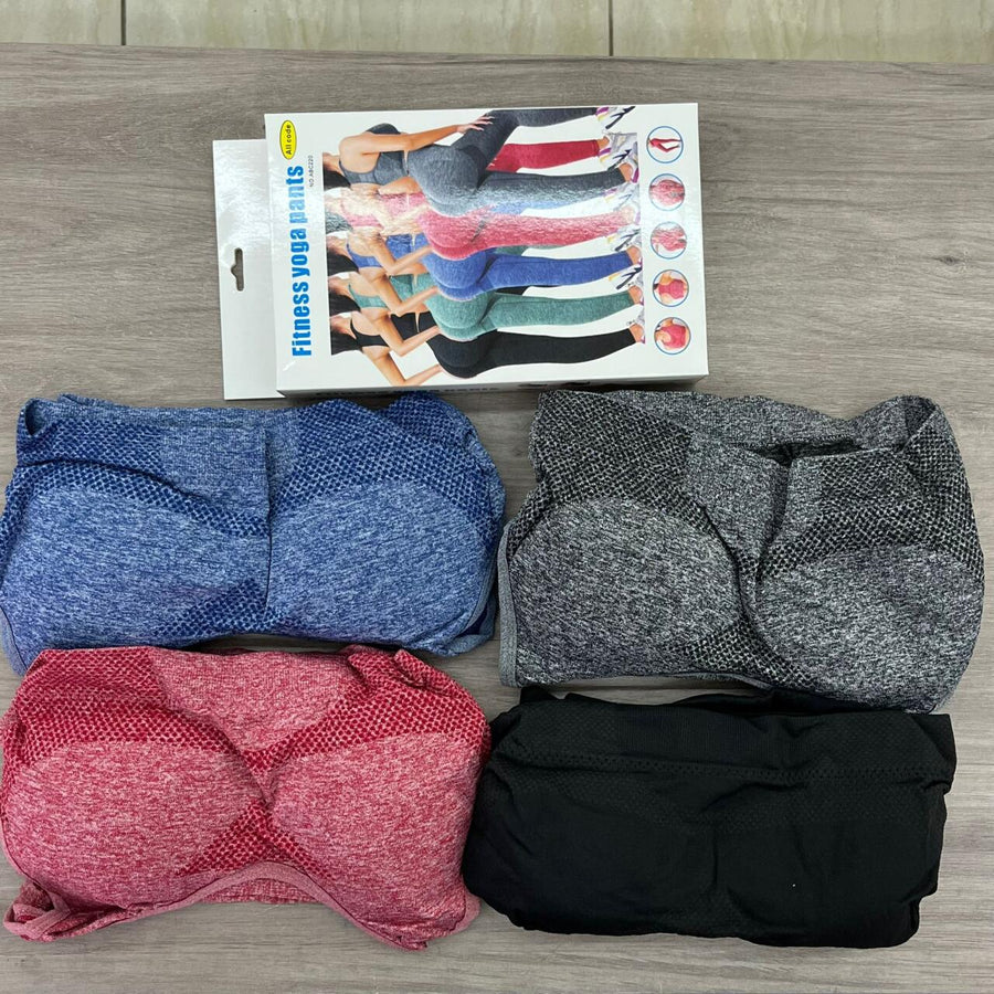 Conjunto deportivo mujer push up negro
