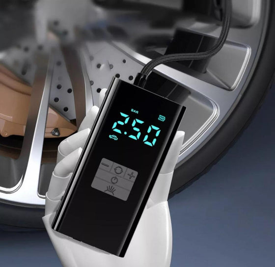 Hinchador automático ruedas portátil