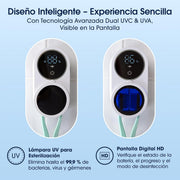 Soporte cepillo dientes esterilizador UV
