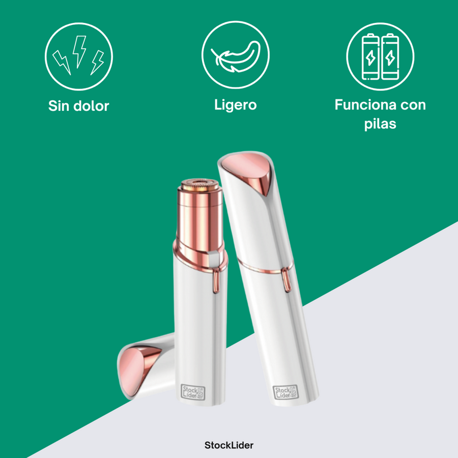 Depilador facial femenino preciso y suave