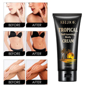 Crema autobronceadora corporal natural