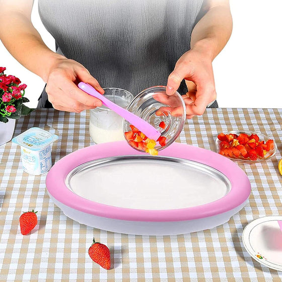 Plancha para hacer helado en casa