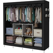 Armario de tela ropero con 10 compartimentos