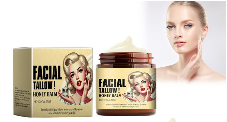 Crema Facial de Sebo y Miel Natural