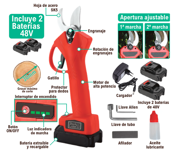 Tijeras para podar eléctricas SK5