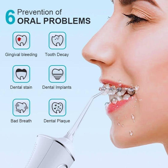 Irrigador Bucal portátil recargable