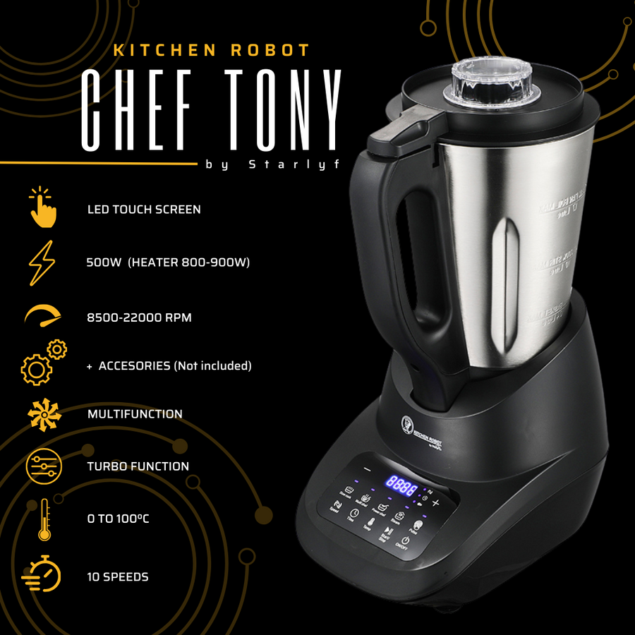 Robot de cocina multifunción Chef Tony