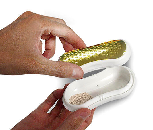 Lima profesional para pies de oro 18K