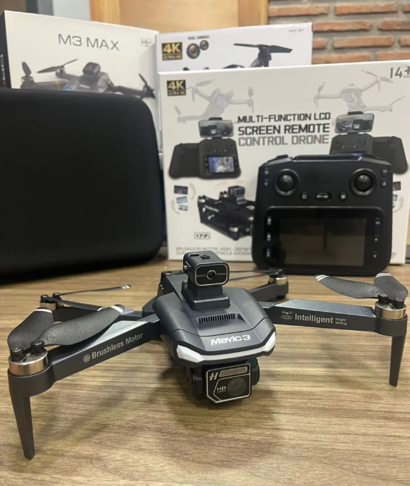 Dron D23 4K con sensor y 3 baterías