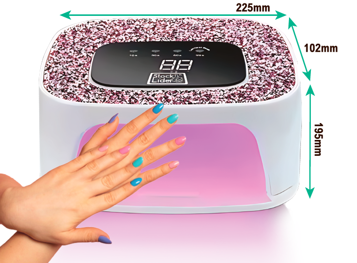 Secador de uñas LED UV 2 en 1
