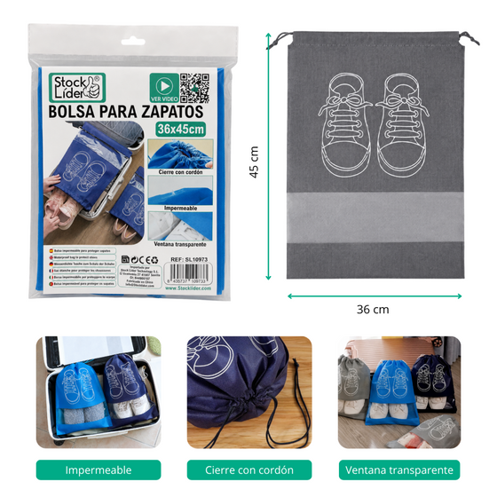 Bolsa para zapatos impermeable