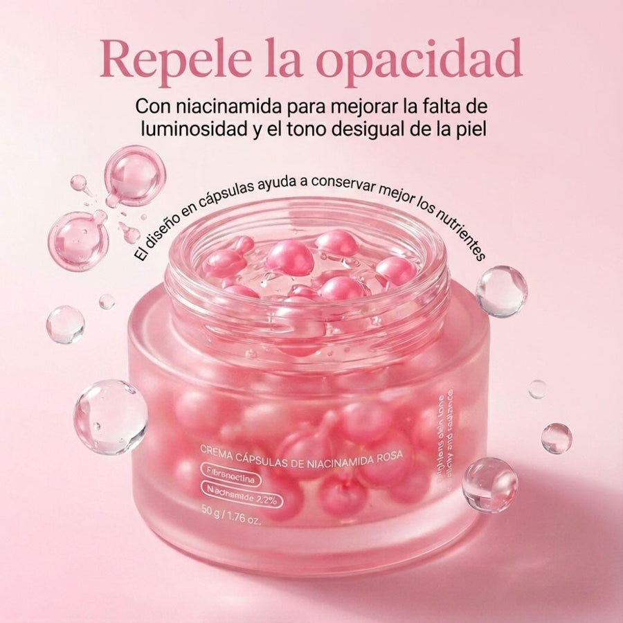 Crema coreana niacinamida y ácido hialurónico