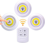Luces LED con control remoto adhesivas