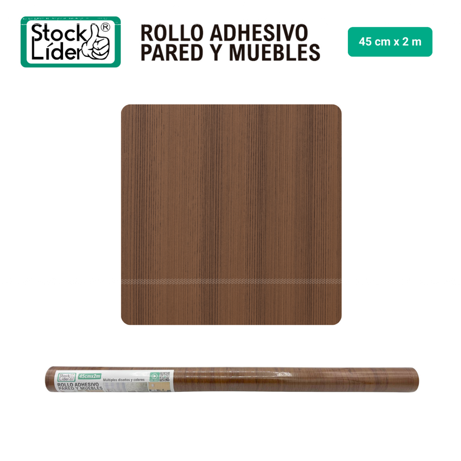 Rollo adhesivo pared y muebles 45x2m